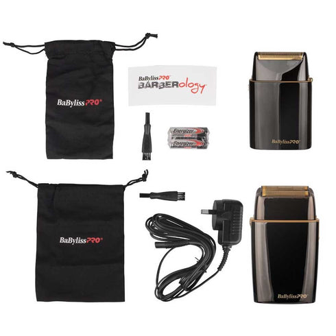 BaBylissPRO Gunmetal Single & Double Foil Shaver